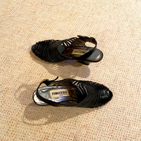 Pino Ferri Black Sandals - Picture 5 of 6